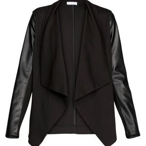 Sofia by Sofia Vergara Black Drape Blazer